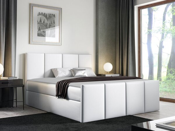 Kontinentální postel Bautista, Rozměr postele: 120x200, Barva:: ekokůže Soft 010a 5903211088919