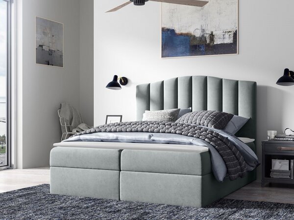 Kontinentální postel Beatriz, Rozměr postele: 120x200, Barva:: ekokůže Soft 032 5903211089947