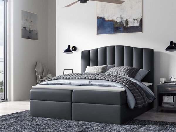 Kontinentální postel Beatriz, Rozměr postele: 120x200, Barva:: ekokůže Soft 032 5903211089947