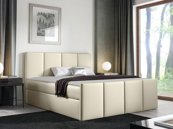 Kontinentální postel Bautista, Rozměr postele: 120x200, Barva:: ekokůže Soft 010a 5903211088919