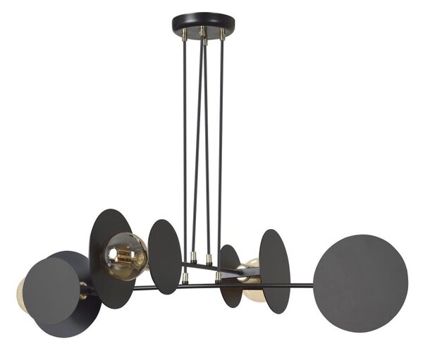Lustr na lanku IDEA 4xE27/15W/230V černá