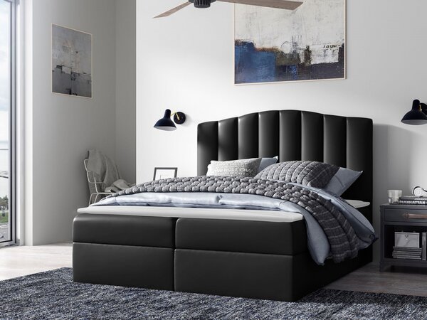 Kontinentální postel Beatriz, Rozměr postele: 120x200, Barva:: ekokůže Soft 032 5903211089947
