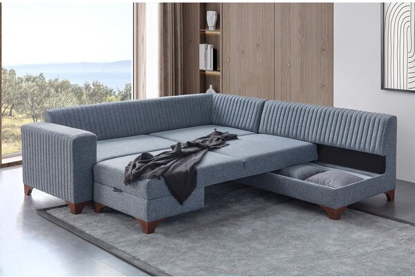 Rohová sedačka Westy (šedá) (P). Akce -25%