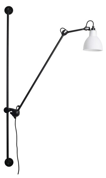 Nástěnná Svítidla Lampe Gras, 214 Round, Černá, Obývací pokoj, Kov, Design