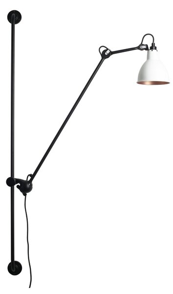 Nástěnná Svítidla Lampe Gras, 214 Round, Černá, Obývací pokoj, Kov, Design