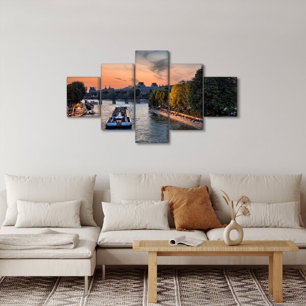 Obraz - loď na vyhlídkové plavbě (125x70 cm)