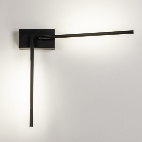 Nástěnné minimalistické LED svítidlo Grado Black Dualle (LMD)