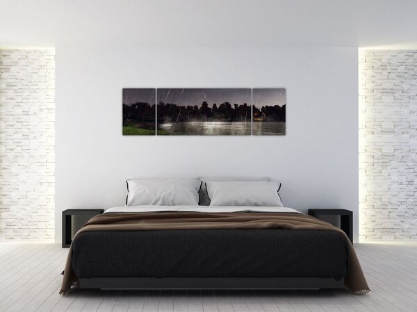 Obraz - Deštivý večer (170x50 cm)