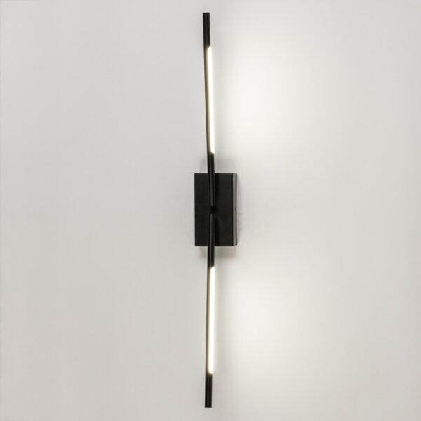Nástěnné minimalistické LED svítidlo Grado Black Dualle (LMD)