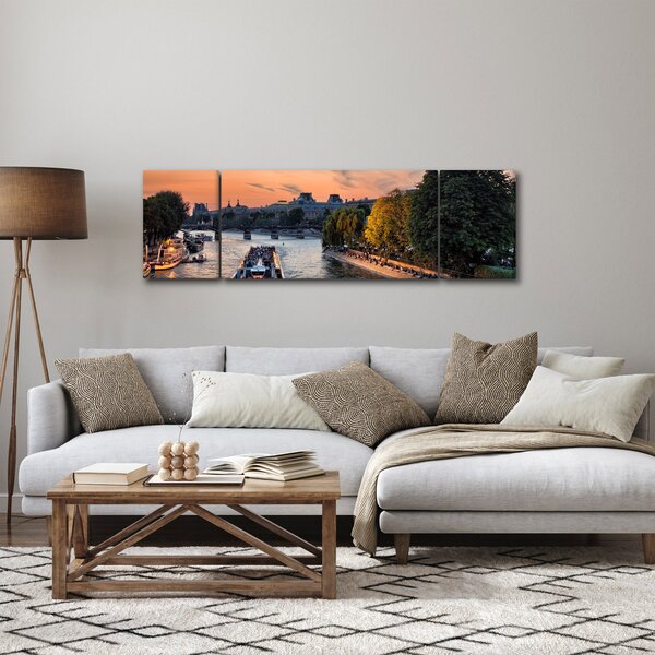Obraz - loď na vyhlídkové plavbě (170x50 cm)