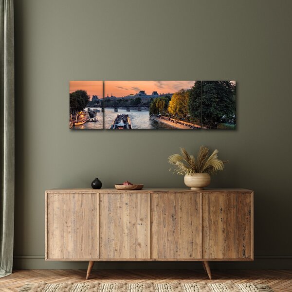 Obraz - loď na vyhlídkové plavbě (170x50 cm)