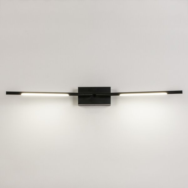 Nástěnné minimalistické LED svítidlo Grado Black Dualle (LMD)