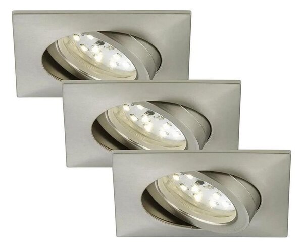 Briloner 7210-032 -SADA 3x LED Podhledové svítidlo ATTACH LED/5W/230V IP23 chrom