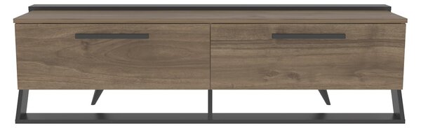 TV skříňka Astrodotti (ořech + černá). Akce -25%