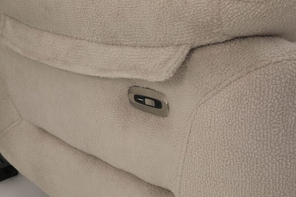 Polohovatelné křeslo Comforto E (krémová). Akce -24%