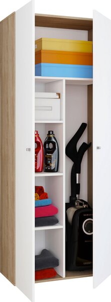 VÍCEÚČELOVÁ SKŘÍŇ, bílá, barvy dubu, Sonoma dub, 70/178/39 cm MID.YOU - Online Only komody, Online Only