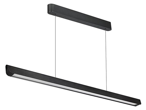 LED Lustr na lanku LED/36W/230V 3000/4000/6400K černá