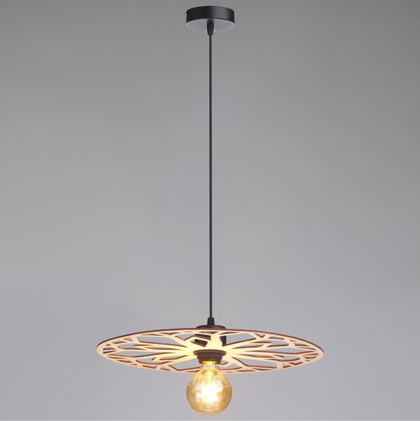 Lustr na lanku FALCO 1xE27/60W/230V pr. 40 cm béžová