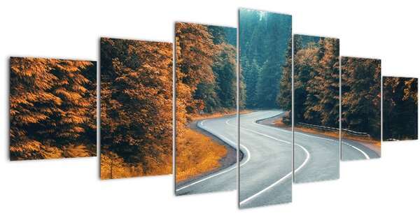 Obraz - Klikatící se silnice (210x100 cm)