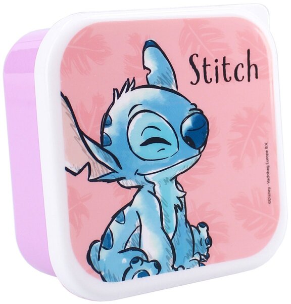 Svačinové boxy Lilo & Stitch - motiv Aloha - sada 3 ks