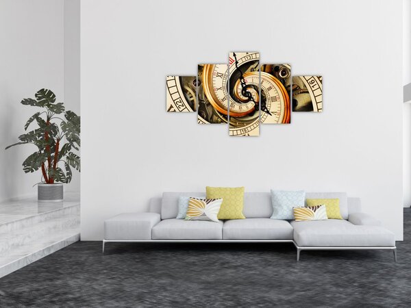 Obraz hodin (125x70 cm)
