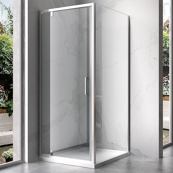 BPS-koupelny Čtvercový sprchový kout ZES KZ04 70x70 chrom/transparent - bez vaničky