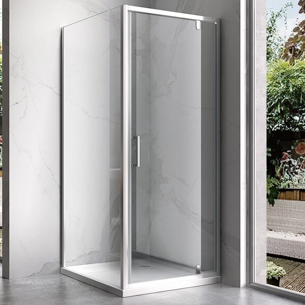 BPS-koupelny Čtvercový sprchový kout ZES KZ04 70x70 chrom/transparent - bez vaničky
