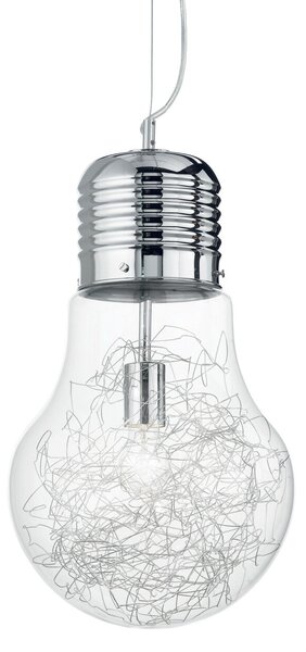 LUCE MAX SP1 BIG závěsné svítidlo 1x E27 60W bez zdroje 30cm IP20, čiré