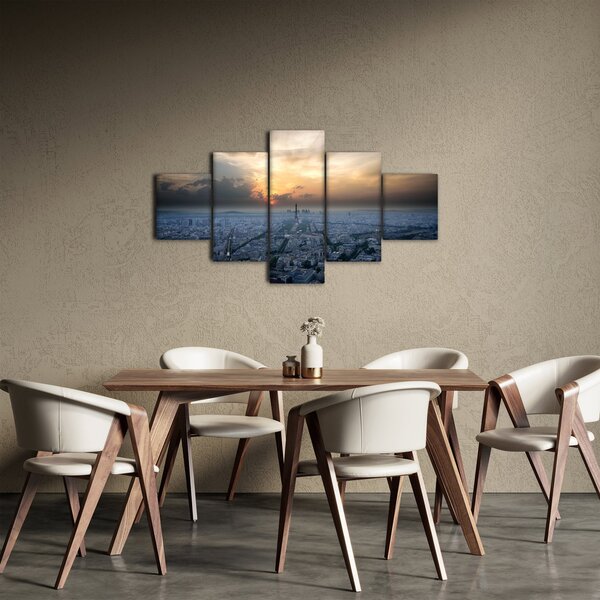 Obraz - Paříž z výšky (125x70 cm)