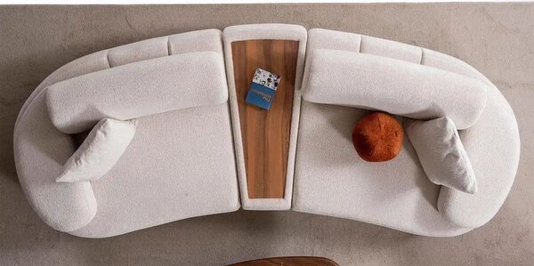 Rohová sedací souprava Rion (krémová). Akce -25%