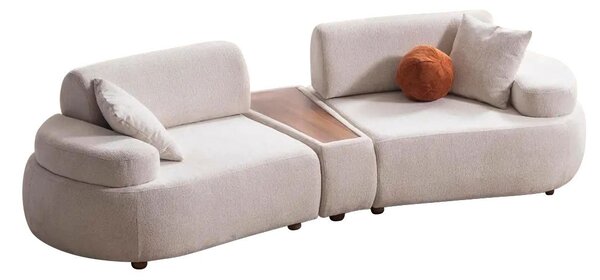 Rohová sedací souprava Rion (krémová). Akce -25%