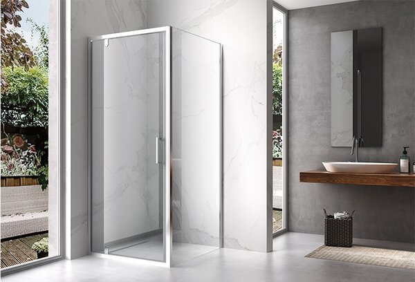 BPS-koupelny Obdélníkový sprchový kout ZES KZ05A 90x80 chrom/transparent - bez vaničky
