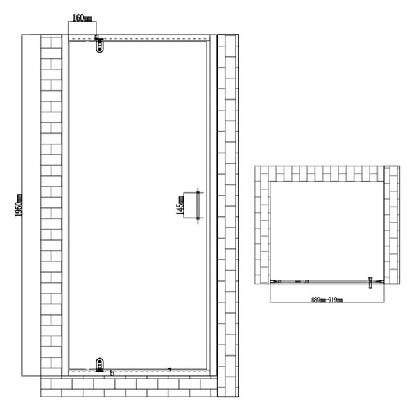 BPS-koupelny Obdélníkový sprchový kout ZES KZ05A 90x80 chrom/transparent - bez vaničky
