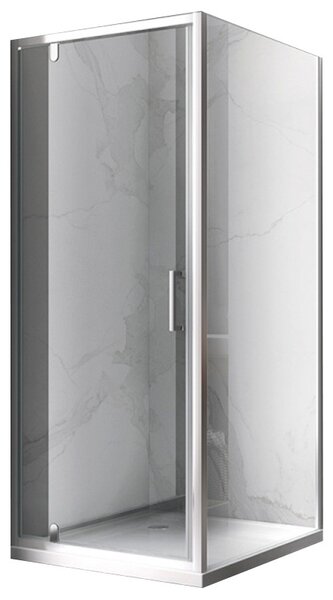 BPS-koupelny Obdélníkový sprchový kout ZES KZ05A 90x80 chrom/transparent - bez vaničky