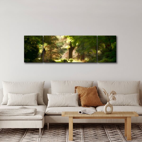 Obraz parku (170x50 cm)