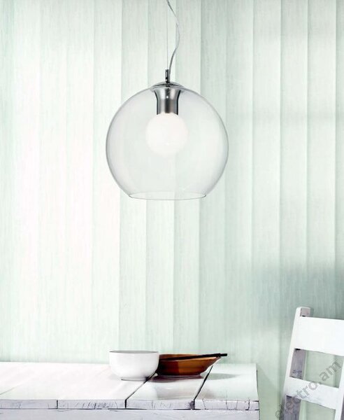 NEMO SP1 CLEAR D40 závěsné svítidlo 1x E27 60W bez zdroje 40cm IP20, čiré