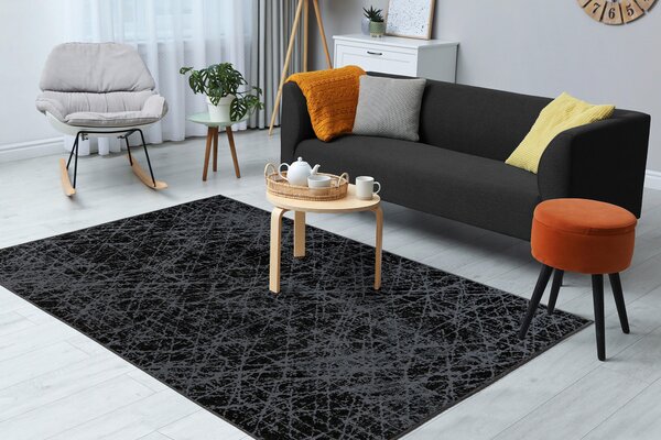 KOBEREC TKANÝ NA PLOCHO, 120/170 cm šedá Kayoom - Online Only koberce & rohožky, Online Only