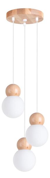 Sollux SL.1391 - Lustr na lanku PEKKA 3xG9/8W/230V bílá