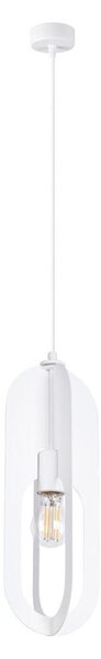 Sollux SL.1360 - Lustr na lanku NICUS 1xE27/15W/230V bílá