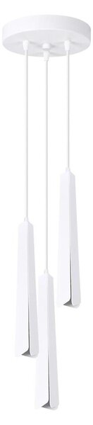 Sollux SL.1398 - Lustr na lanku PRYSM 3xG9/8W/230V bílá