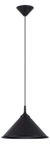 Sollux SL.1326 - Lustr na lanku ZUMA 1xE27/15W/230V pr. 30 cm černá