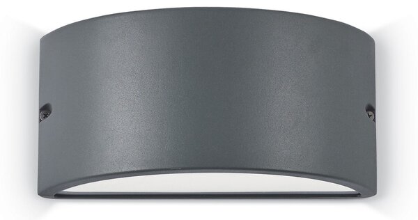 REX-2 AP1 venkovní nástěnné svítidlo 1x E27 60W bez zdroje 25cm IP44, antracitové