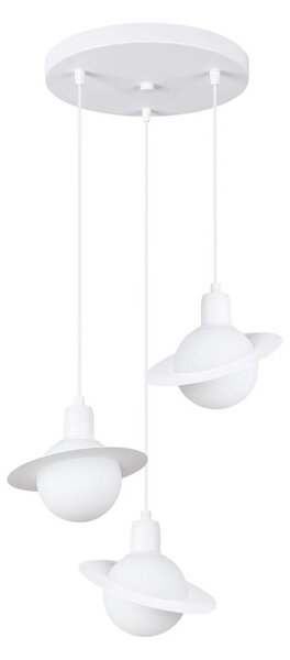 Sollux SL.1357 - Lustr na lanku HYPERION 3xG9/8W/230V bílá