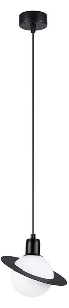 Sollux SL.1358 - Lustr na lanku HYPERION 1xG9/8W/230V černá