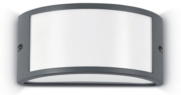 REX-1 AP1 venkovní nástěnné svítidlo 1x E27 60W bez zdroje 25cm IP44, antracitové