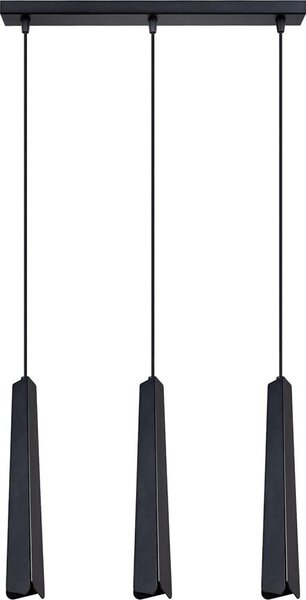 Sollux SL.1402 - Lustr na lanku PRYSM 3xG9/8W/230V černá