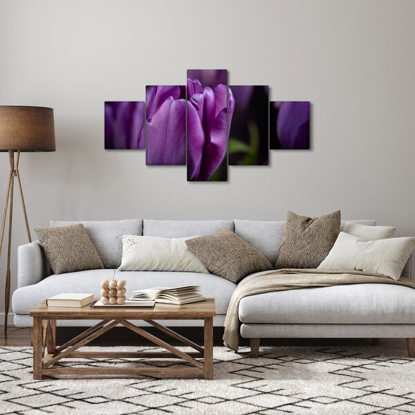 Obraz květů tulipánů (125x70 cm)
