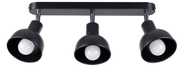Sollux SL.1318 - Bodové svítidlo ELBA 3xE27/15W/230V černá