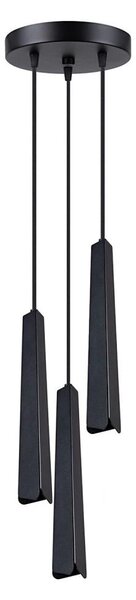 Sollux SL.1401 - Lustr na lanku PRYSM 3xG9/8W/230V černá