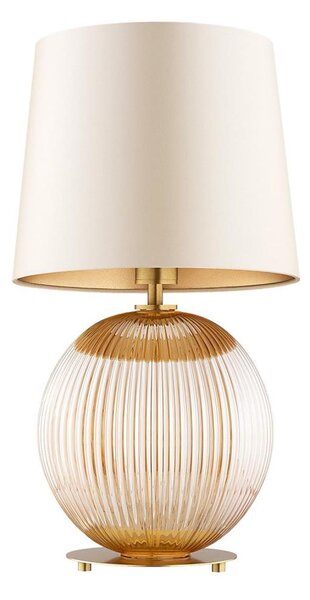 Argon 8535 - Stolní lampa HAMILTON 1xE27/15W/230V krémová/béžová
